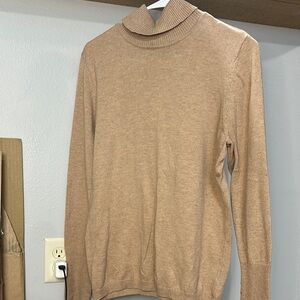 Worthington Tan Turtleneck Sweater